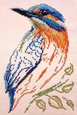Bead Embroidery Kit Bird DIY Stamped Bead Needlepoint Beadwork t-1317