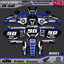 Graphics Kit for Yamaha YZ250F YZ450F (2006-2009) YZ 250F YZ 450F Blue-Blue-Yell