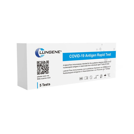 20x Clungene Laitentest Haltbar 31/06/2026 Antigen Corona Schnelltest Nasal Test