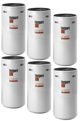 LF3620 Fleetguard Lube Filter (Pack of 6), Replaces Baldwin B495, Donaldson 