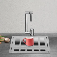 11.4x13x6.5 in Undermount Workstation Kitchen Sink Single Bowl + Faucet&Pipes