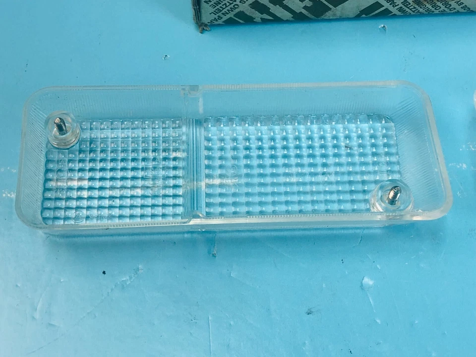 Juego de lentes de señal de giro de estacionamiento transparente Renault 12 R12 TS, TL, ALPINE A310 Seima NOS Foto 4 de 4