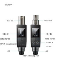 Wireless Microphone System - XLR Transmitter Receiver Kit, New