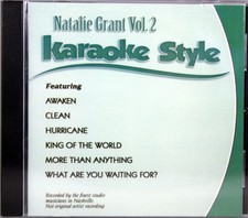 Natalie Grant Volume 2 Christian Karaoke Style NEW CD G Daywind 6 Songs