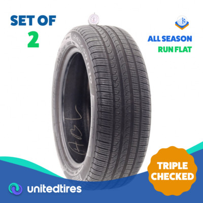 Set of (2) Used 245/50R19 Pirelli Cinturato P7 Run Flat 105H - 7/32