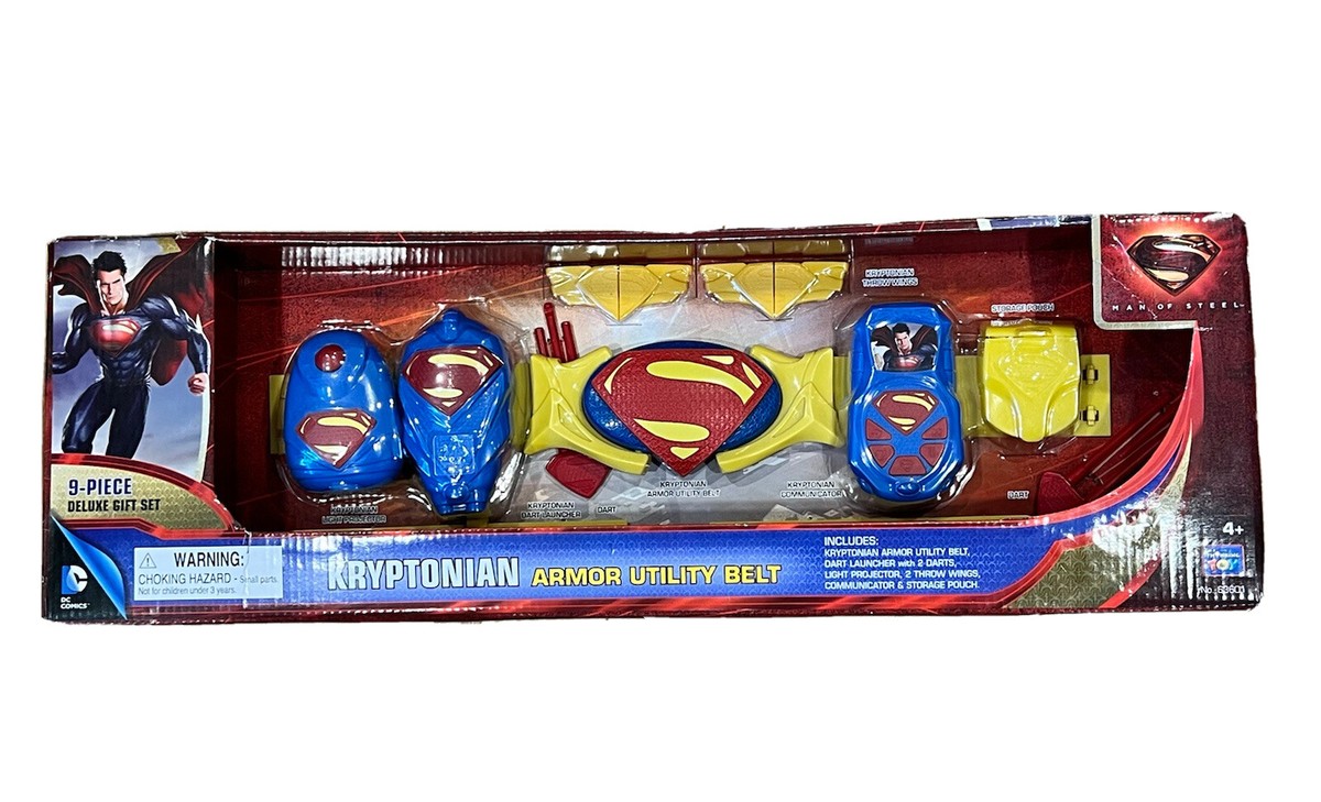 NEW Superman Man of Steel Kryptonian Armor Utility Belt