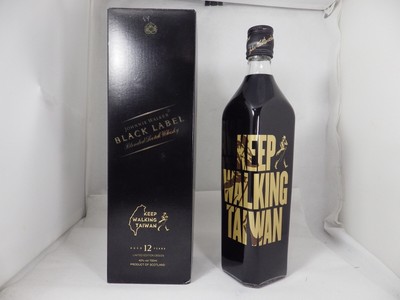Johnnie Walker Black Label Keep Walking Taiwan 70cl / Box Marked