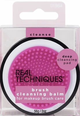 2 xReal Techniques Brush Cleansing Balm with Deep Cleansing Pad for Makeup Brush