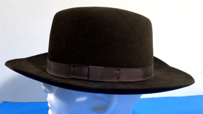 Vintage] 3XXX ビーバーハットブラウン Vintage John B Stetson 3X