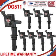 8 DG511 Ignition Coil Pack For Ford F150 PICKUP 2004 2005 2006 2007 2008 V8 5.4L