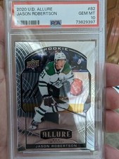 2020-21 Upper Deck Allure Jason Robertson Rookie RC #82 PSA 10 GEM MINT