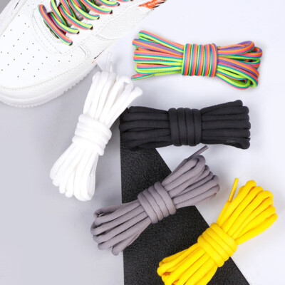 120Cm Shoelaces Sneakers Shoe Laces Ropes Ties Round Strings Casual  Bootlaces