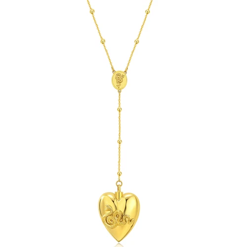 Lana Del Rey Necklace Heart-shaped Spoon LDR Merch Snake Chain Pendant Classic - Picture 10 of 17