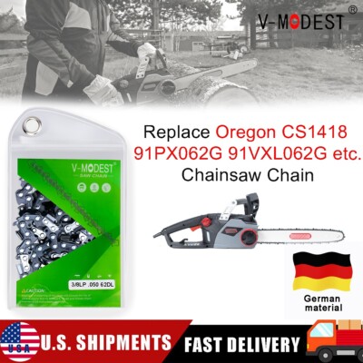 Replace 18'' Oregon CS1418 91PX062G 91VXL062G etc. Chainsaw Chain 3/8''LP 050 62DL