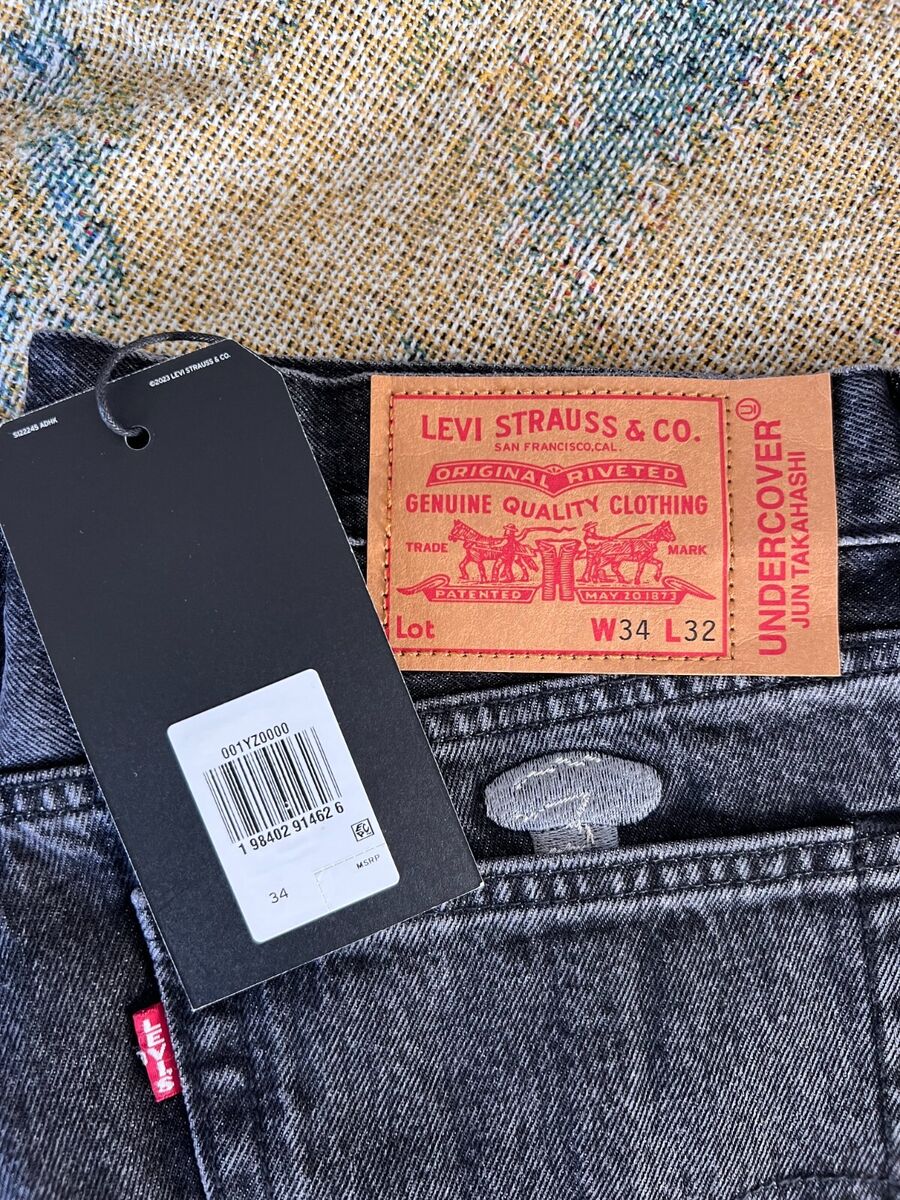 Levi's x Undercover Light Darkness Baggy Jeans - Size 34 Levi's x Undercover Light Darkness Baggy Jeans - Size 34