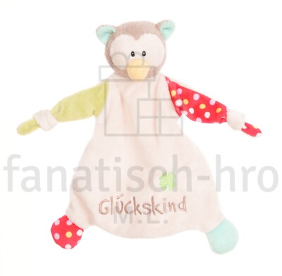 Nici Schmusetuch Eule Glückskind Baby Schnuffeltuch Kuscheltuch my first nici
