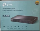TP-Link TLSG1210MPE 10-Port Gigabit Easy Smart Switch 8-Port PoE+ - NEW IN BOX