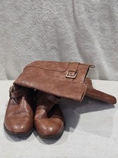 Girls So Brand from Kohls Cognac Brown Zippered Fashion Boots Size 6 - Great S