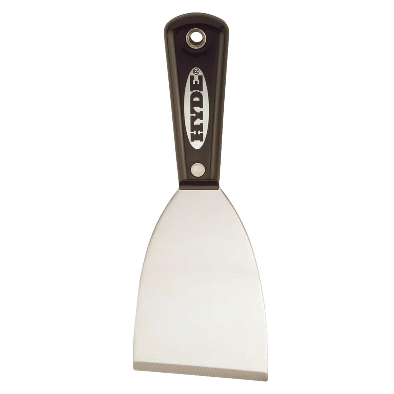 Hyde 02400 Stiff Chisel Scraper 76mm (3"") Black & Silver