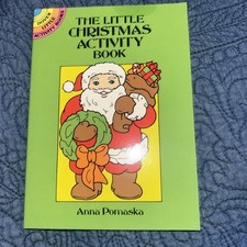 Little Christmas Activity Book by Anna Pomaska (1988, Trade Paperback)