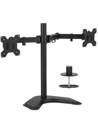 Dual Monitor Stand for 19"-32" Screens MOUNT-IT MI-2781B NIB