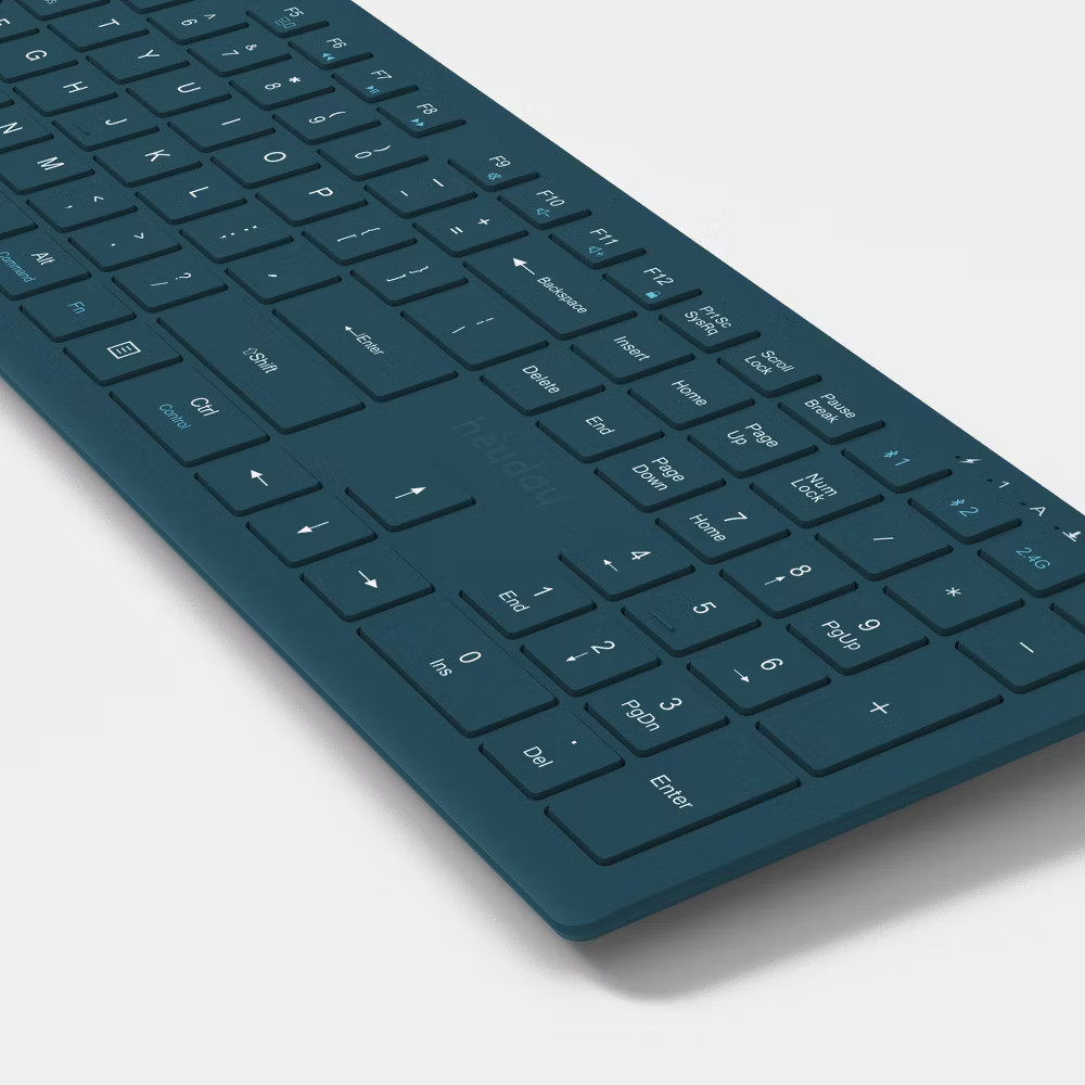 Teclado recargable de tamaño completo con interruptor de tijera Heyday, imagen 3