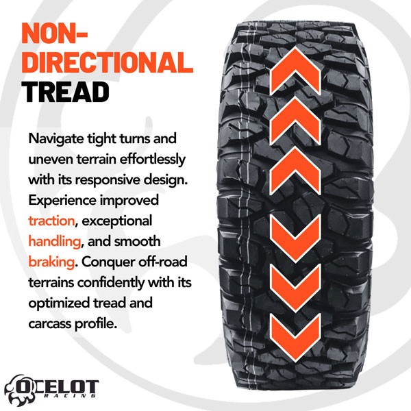 Taya 30x10R14 Ocelot XC729 R/T Tire 8-Ply Radial ATV UTV Hard Pack