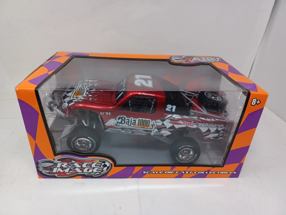 Camión de carreras ToyZone Race Image Baja 1000 Trophy #21 BFGoodrich tamaño 12,5x7x6 Foto 3 de 4