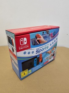 Nintendo Switch Konsole 32gb V2 Verbesserter Akku Komplett Verpackt Rot & Blau