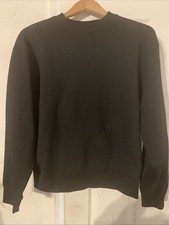 Adidas Black Casual Crew Neck Pullover Sweater Sweatshirt Mens Size Medium