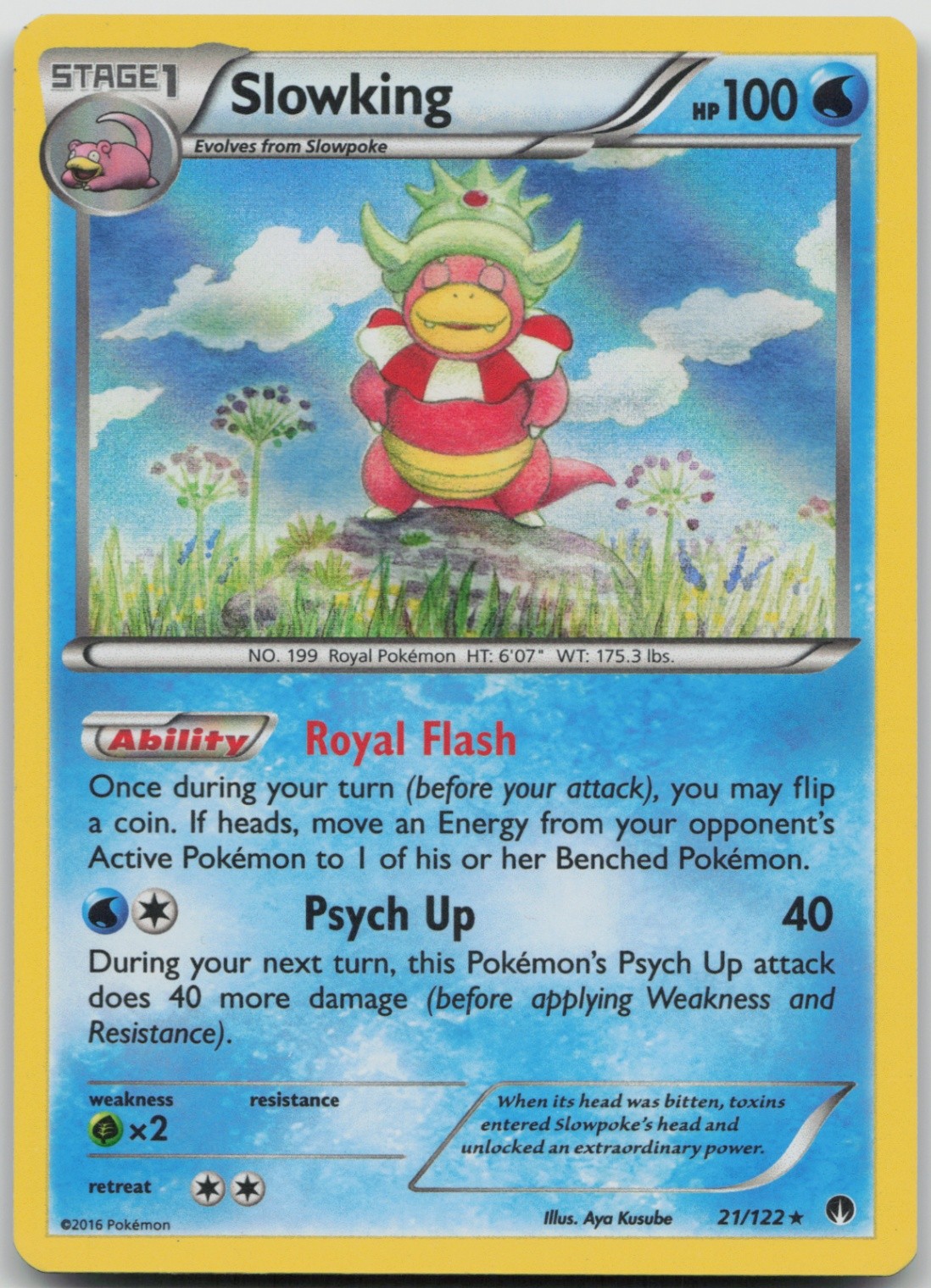 Slowking 21/122 Holo Rare XY - BREAKpoint LP Holo