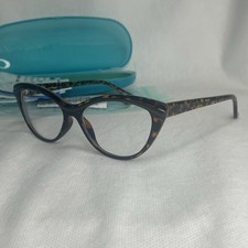 Zenni Lightweight Cat-Eye Jackie-O Style Eyeglasses Tortoise Brown 54 15-142