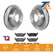 Disc Brake Rotors And Semi-Metallic Pads Rear Kit For 2022-2023 Ford Bronco 3.0L