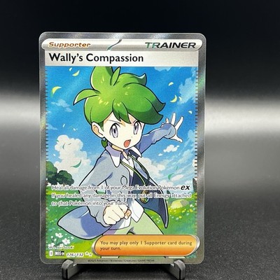 Pokémon TCG Wally's Compassion 176/132 ME01: Mega Evolution Full Art NM