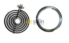 OEM WESTINGHOUSE 518 COOKTOP LARGE HEATING ELEMENT & TRIM RING PAK518W