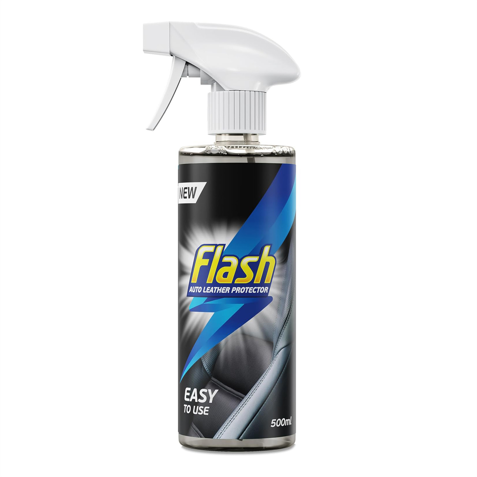 FLASH Leather Protector Spray Clean Restore & Protect Car Interiors 500ml
