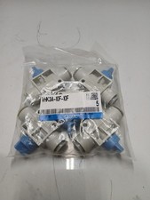 Lot of 5 SMC VHK3A-10F-10F Finger Valve, -100kPa to 1.0MPa, ø10mm One-Touch