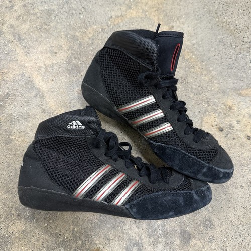Adidas Combat Speed 3 Wrestling Shoes Kids Size 3 Black G12671