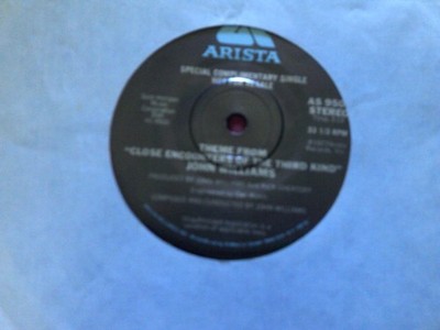 JOHN WILLIAMS Theme from Close Encounters 7'' USA Promo 1970s POP Film OST
