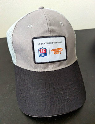 NFL Little Caesars Official Pizza Sponsor Mesh Back Trucker Hat Snapback M