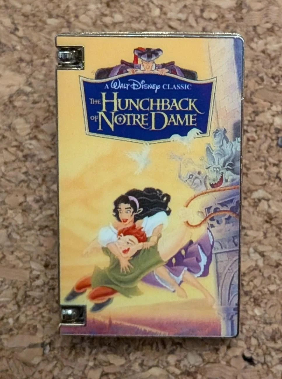 Disney Pin The Hunchback of Notre Dame VHS Hinged 2021