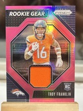 2024 Panini Prizm - Rookie Gear Troy Franklin #RG-TFN Pink Prizm (MEM, RC)