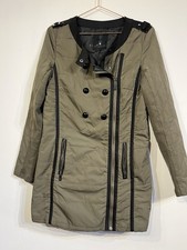 Philosophy Blues Original mid coat Size UK 8 U S 4  Womens Light Quilted green