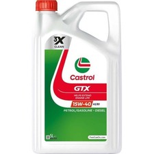 Motoröl Castrol GTX 15W-40 A3/B3 VW 505 / 501 Mercedes MB 229.1 5 Liter 15F629 Motoröl Castrol GTX 15W-40 A3/B3 VW 505 / 501 Mercedes MB 229.1 5 Liter 15F629