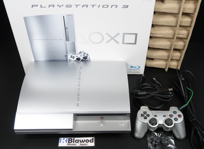 SONY PLAYSTATION 3 PS3 Satin silver CECHL00 Console 80GB F/S