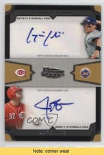 2012 Bowman Draft Dual Top 10 Picks 15/25 Jay Bruce Gavin Cecchini Auto READ 0t3