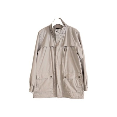 Klepper Jacke Gr. 52 beige lang 100% Polyester wasserdicht gefüttert RV