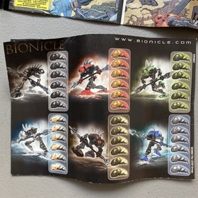 Lego Bionicle #8592 Turahk Container 2 Manuals Incomplete Set