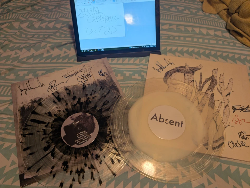 From Indian Lakes Absent Sounds Able Bodies Vinyl Limited Edition Signed + Shirt - Image 2 of 2