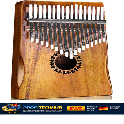 Newlam Kalimba 17 Tasten Fingerklavier Musikinstrument für Kinder und Erwachsene